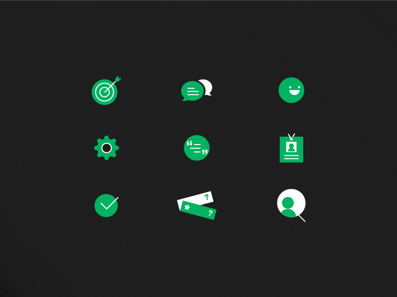 Icon Set by Yang Wang on Dribbble