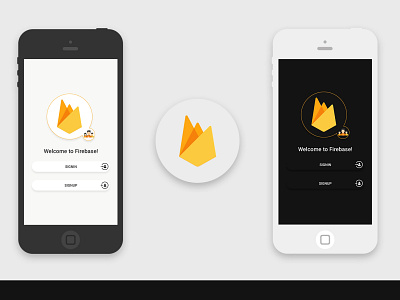 Firebase Login UI design firebase ui firebase ui login ui mobile ui