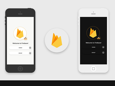 Firebase UI designs, themes, templates and downloadable graphic ...
