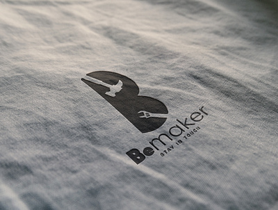 Bemaker Logo design bemaker maker minimalist logo realistic simpal logo