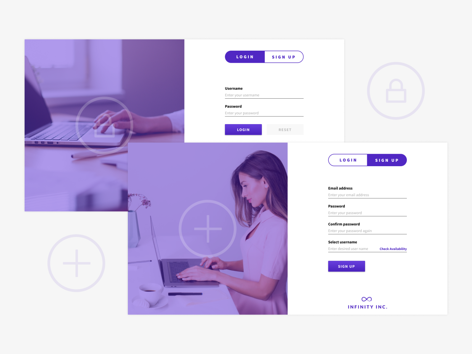Login and Signup Page Concept by Dhruv Chauhan on Dribbble