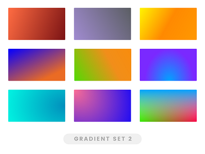 Gradient Set 2 | Figma | For Free Use colors design figma gradient gradient color typography