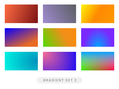 Gradient Set 2 | Figma | For Free Use