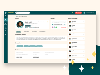 Employers Dashboard - Profile