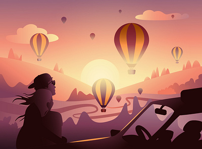 indie band album cover - I album cover balloon couple illustration indie rock lovers lumineers sunset travel