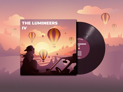 indie band album cover - II album cover illustration indie indie rock lumineers vinyl vinyl cover