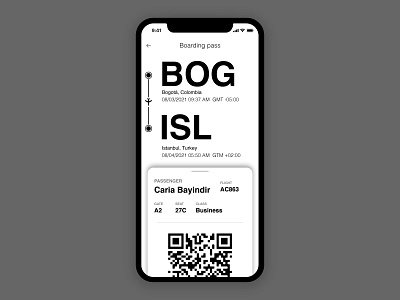 Boarding Pass branding dailyui design flat graphic design illustration minimal ui ux vector