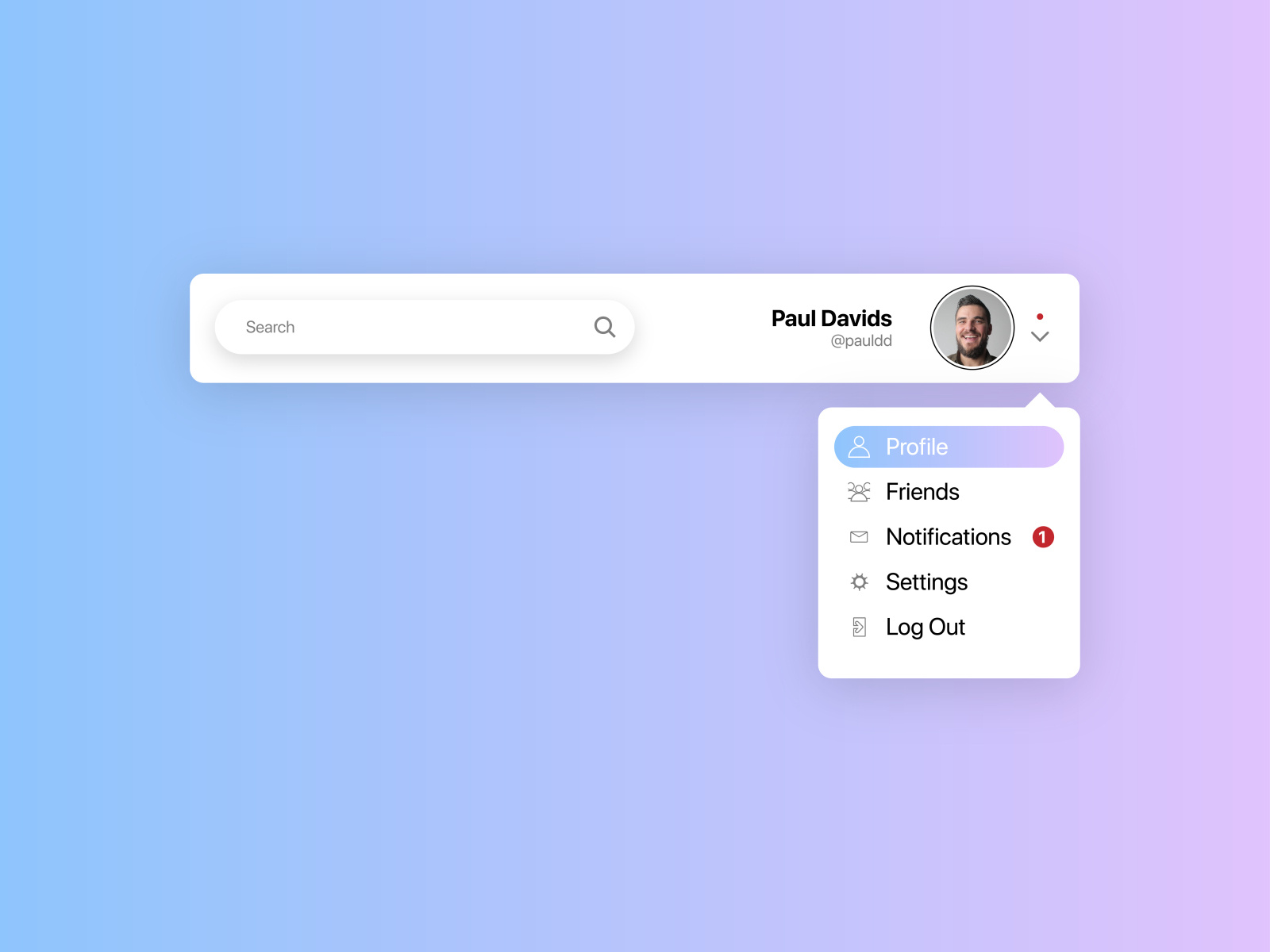 Dropdown by Felipe Bernal on Dribbble
