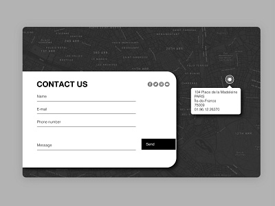 Contact Us dailyui design flat graphic design illustration minimal ui ux vector