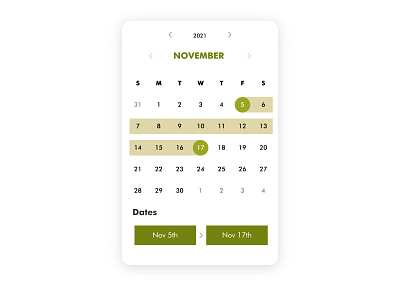 Date Picker branding dailyui design flat graphic design illustration logo minimal ui ux