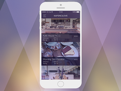 home #2 app app design blur flat ios milkovone modern