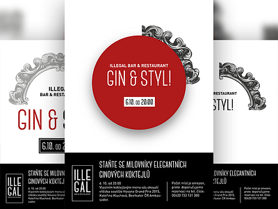Poster a4 a4 bar gin milkovone minimal poster print simple