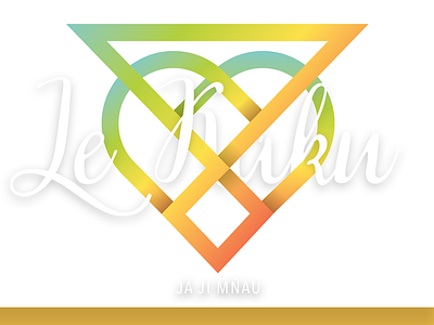 Le Kaku fun free fun gradients heart milkovone rainbow shape typo