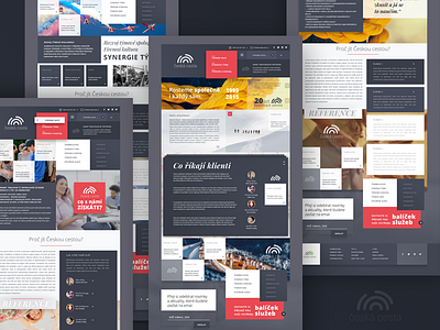 Homepage wip - CC agency agency content design event experiment milkovone synergy web wip