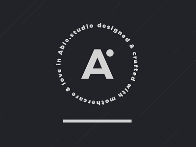 Able. a. able. brand freework identity logo wip