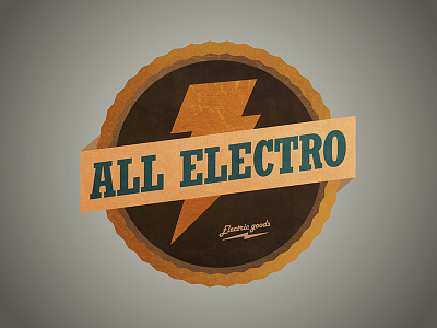 .logo for "All Electro" all electro allelectro branding debut electric electro first graphic design graphicdesign logo logotype