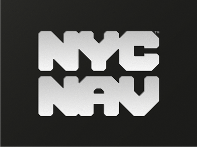 "NYC NAV" logo concept.