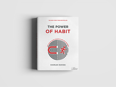 Charles Duhigg "The Power of Habit" book cover book book cover charles duhigg cover duhigg graphic design print design