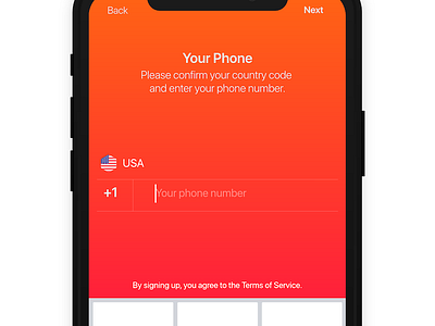 Your Phone - Confirm phone number. phone phonenumber your
