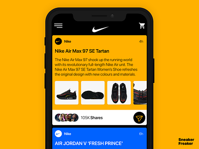 Sneaker - Buy & Sell Authentic adobe xd app apps colours design icon nike sneaker app sneakerhead sneakers ui