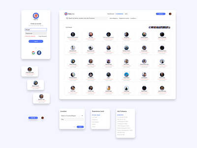 Hub Jobs - Design elements design elements ui uidesign ux