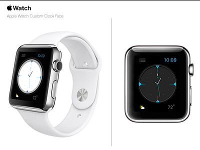 Apple Watch Custom Clock Face Design apple watch ui design watch faces