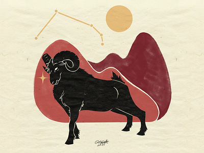 💫♈ 𝘼𝙧𝙞𝙚𝙨 ♈💫 aries art design graphic graphicdesign illustration mythology sign zodiac zodiac sign