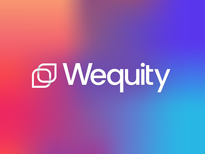 Wequity Logo redesign branding design icon logo