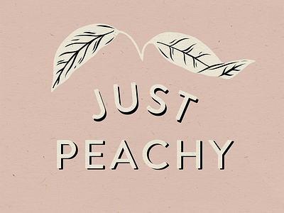 Just Peachy | Tee Design