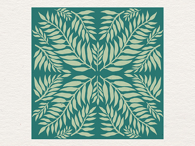 Patterned Leaves | Bandana Design