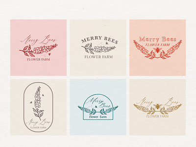Merry Bees | Logo Drafts