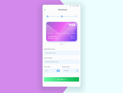Daily UI :: 002 Credit card checkout creditcardcheckout dailyui dailyuichallenge uidesign