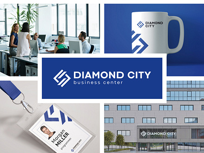 Logo and corporate identity for the Diamond City business center