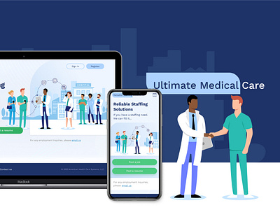 Website development for Ultimate medical care