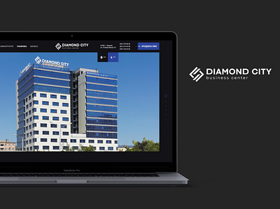 Website development for Diamond City 3d app branding design develo graphic design icon illustration logo site typography ui ux vector website