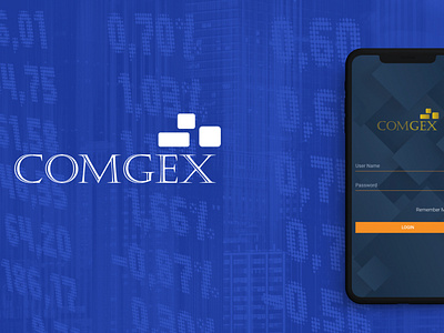 Application development for COMGEX android app application branding design figma finance ios mobile mobile app money typography ui uiux ux vector