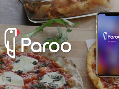 Application development for PAROO app branding delivery design food icon illustration logo mobile pizza typography ui ux vector