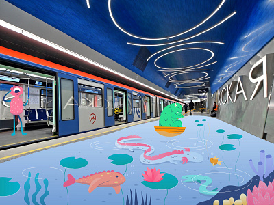 Subway Monsters Okskaya