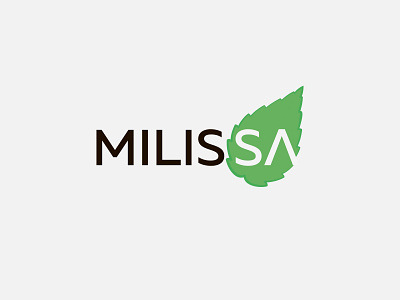Milissa logo branding cosmetics design graphic design logo organic