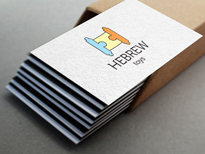 Hebrew Toys logo design branding business card design graphic design hebrew logo toys