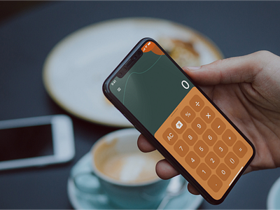 Calculator design - Daily UI Challenge 004