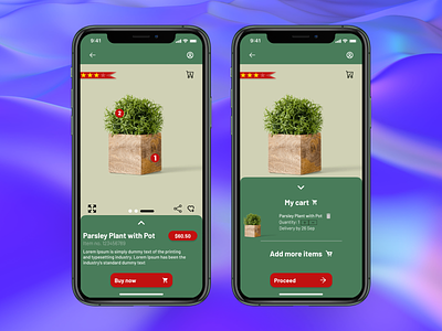 Daily UI 012 - E commerce app item screen