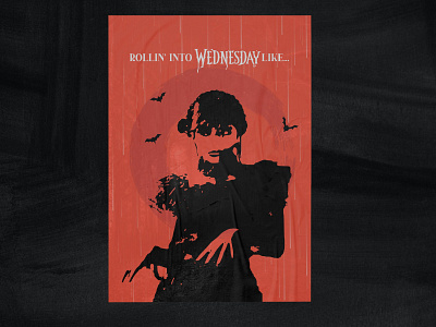Wednesday Poster Design design graphic design poster posterdesign vector