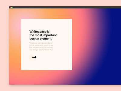 Whitespace Card Cover