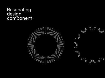 Radial Component Exploration - 2 black branding cryptocurrency design graphic design illustration logo minimal ui vector