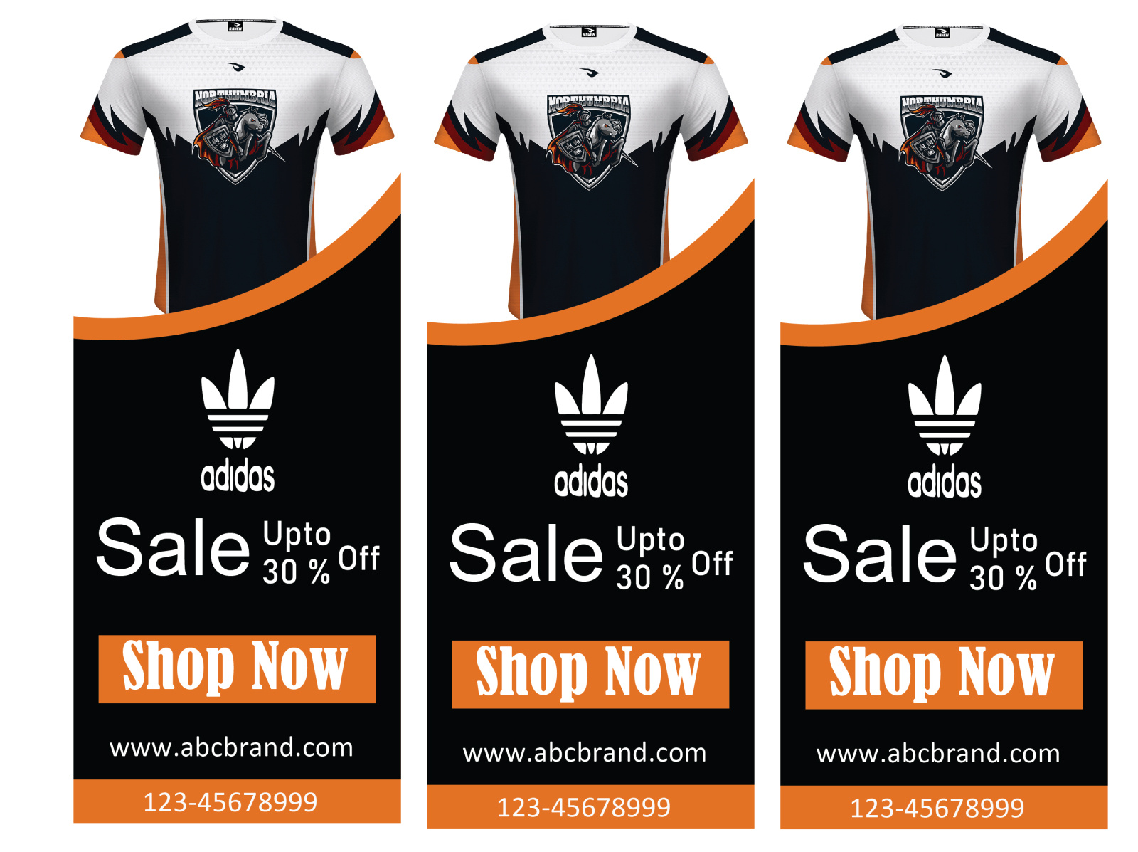 Streamer Design for shirt brand 01 by Sarbali Khan Qureshi (SBK) on