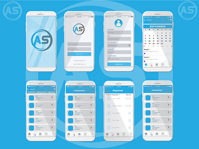 Always scheduled app layout kit design 01