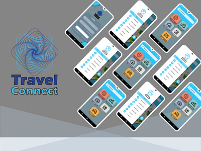 Feature Graphics for travel connect app 01