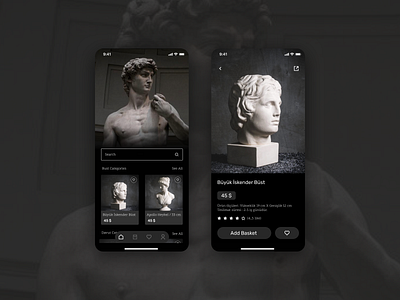 Statue E-commerce Mobile App