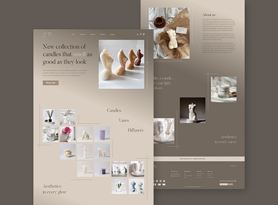 Home decor store decor design store ui ux web